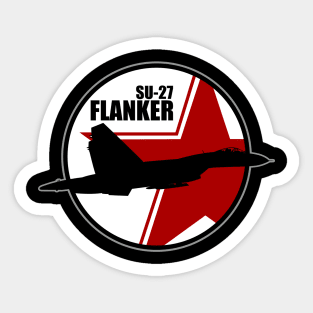 SU-27 Flanker Sticker